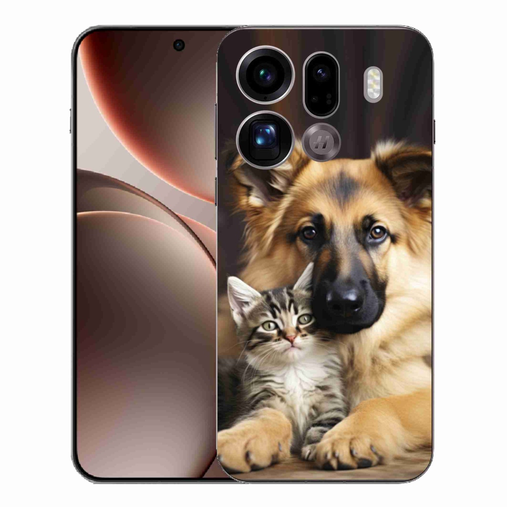 Gél borítás mmCase az Oppo Find X9 Pro számára - állatbarátság