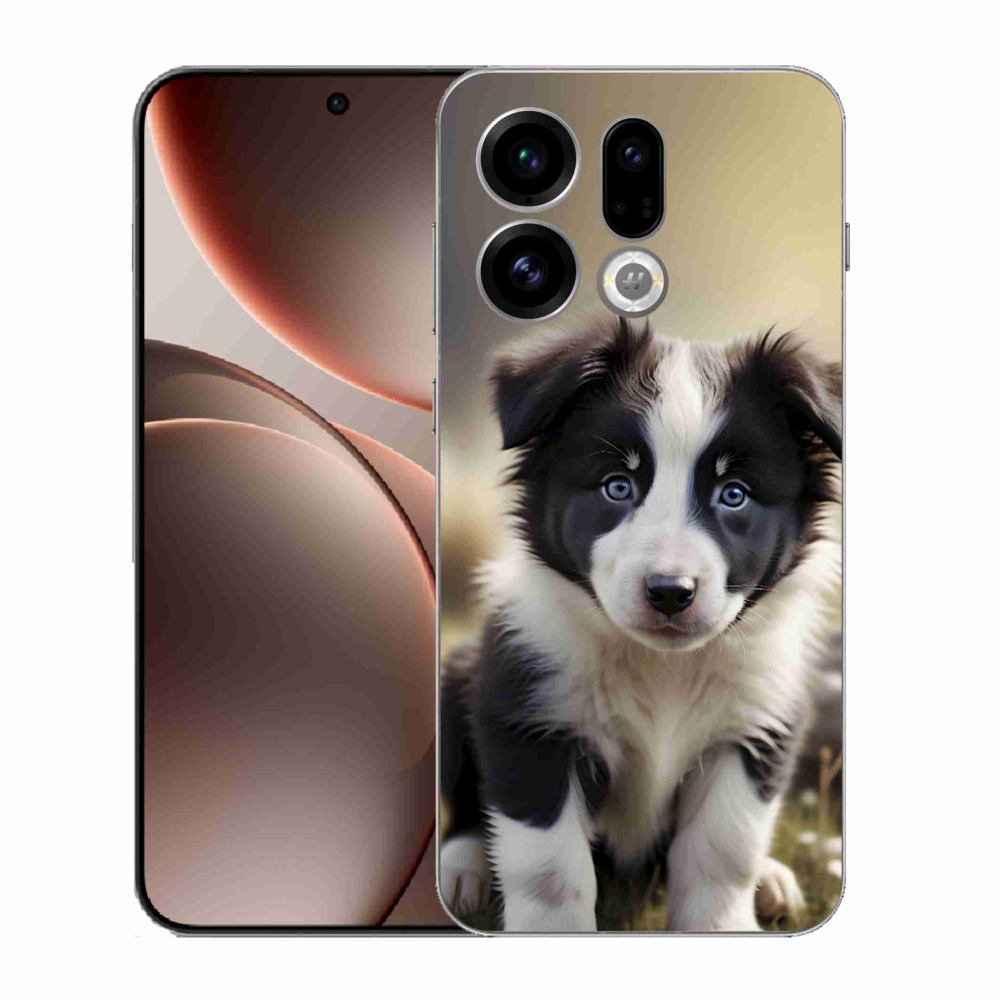 Gél borító mmCase az Oppo Find X9-hez - aranyos border collie