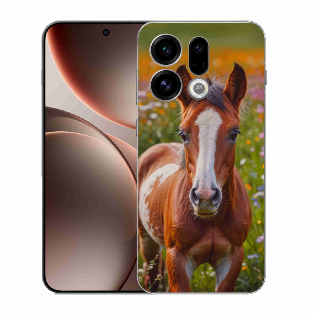 Gél borító mmCase az Oppo Find X9-hez - aranyos csikó
