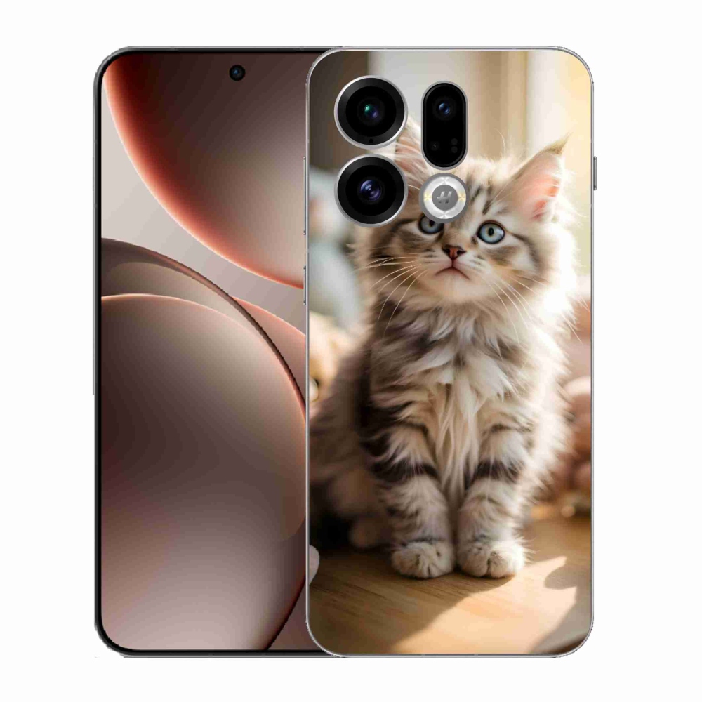 Gél borító mmCase az Oppo Find X9-hez - aranyos cica 10