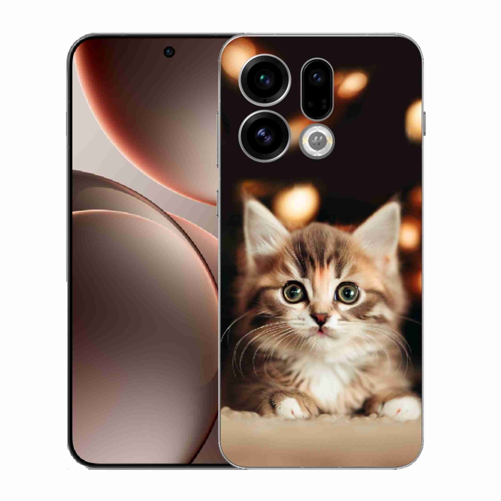 Gél borítás mmCase az Oppo Find X9-hez - aranyos cica 2