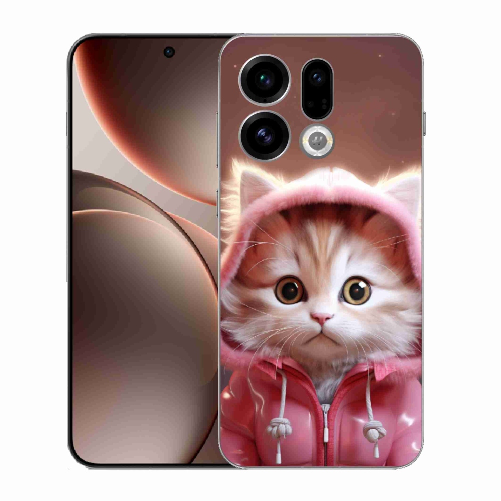 Gél borító mmCase az Oppo Find X9-hez - aranyos cica 3