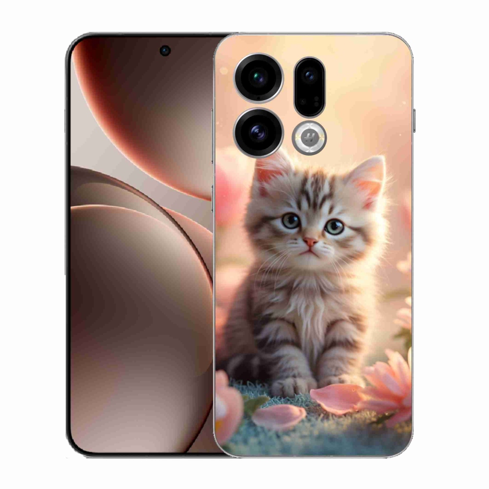 Gél borító mmCase az Oppo Find X9-hez - aranyos cica 8
