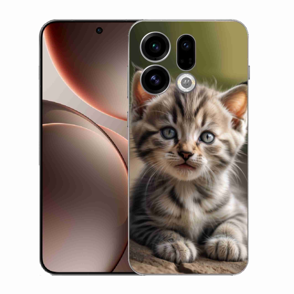 Gél borító mmCase az Oppo Find X9-hez - aranyos cica 9