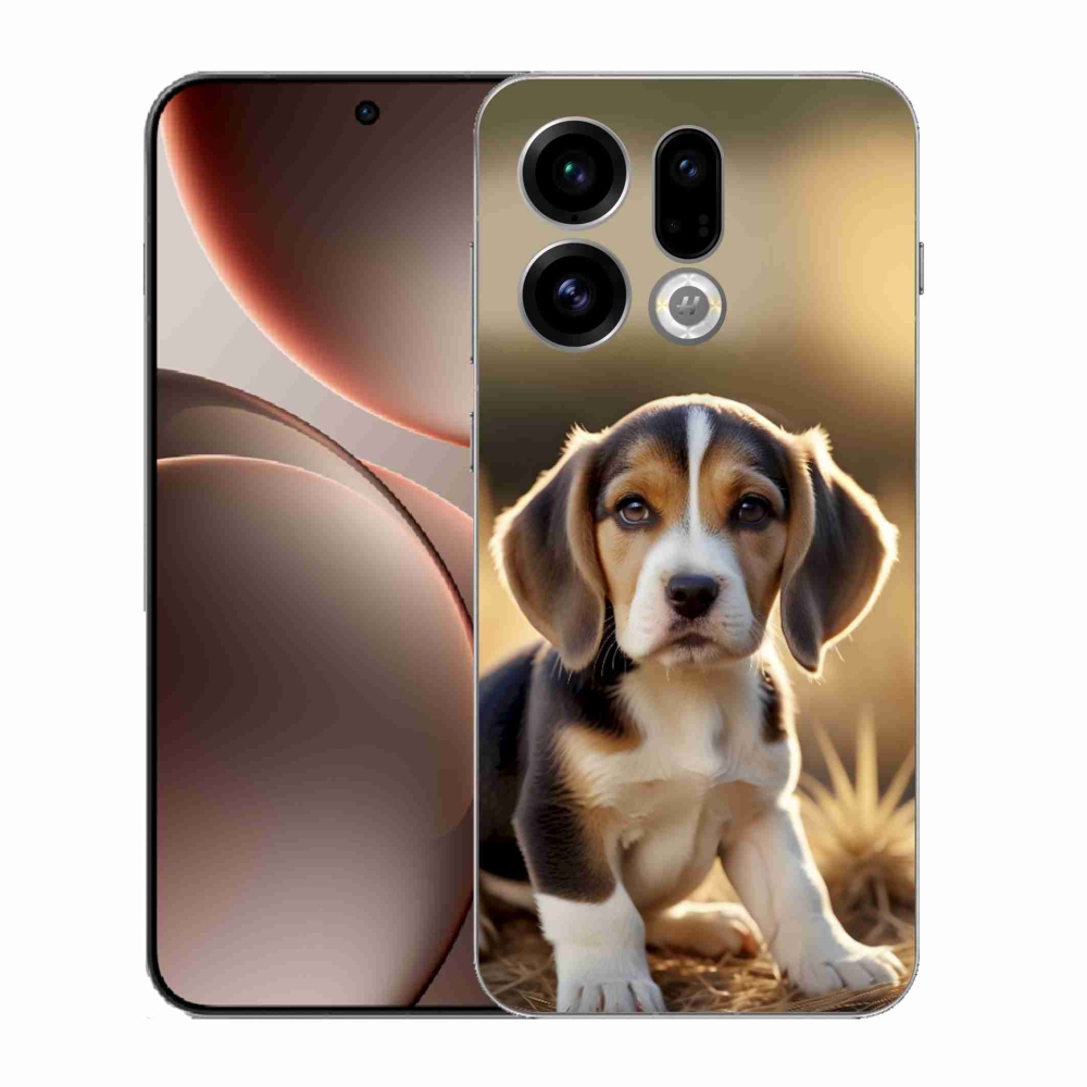 Gél borító mmCase az Oppo Find X9-hez - aranyos beagle