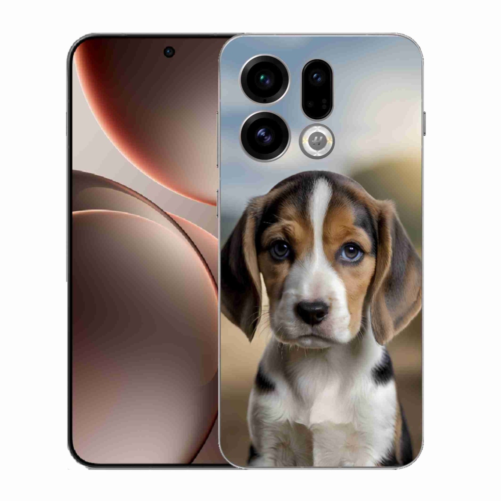 Gél borító mmCase az Oppo Find X9-hez - aranyos beagle