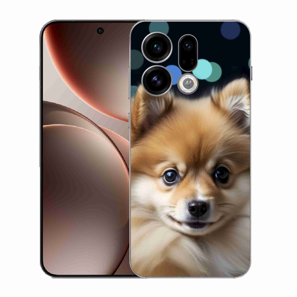 Gél borítás mmCase az Oppo Find X9-hez - aranyos pomerániai