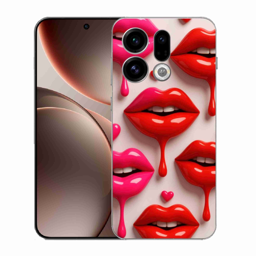 Gél borítás mmCase az Oppo Find X9-hez - Lips 2