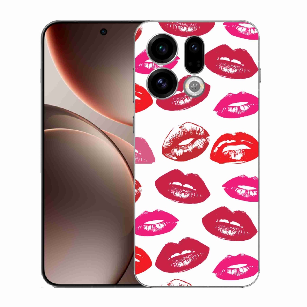Gél borítás mmCase az Oppo Find X9 számára - ajkak