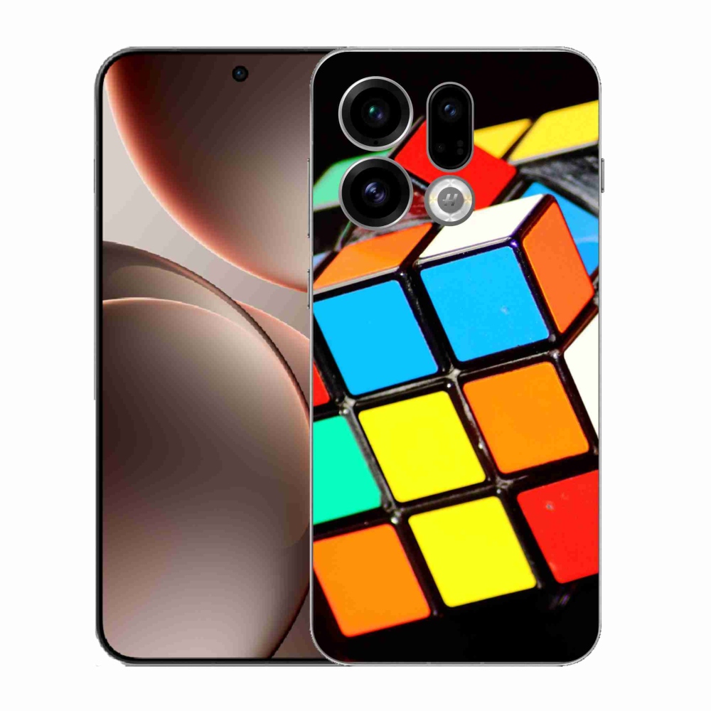 Gél borítás mmCase az Oppo Find X9-hez - Rubik kocka