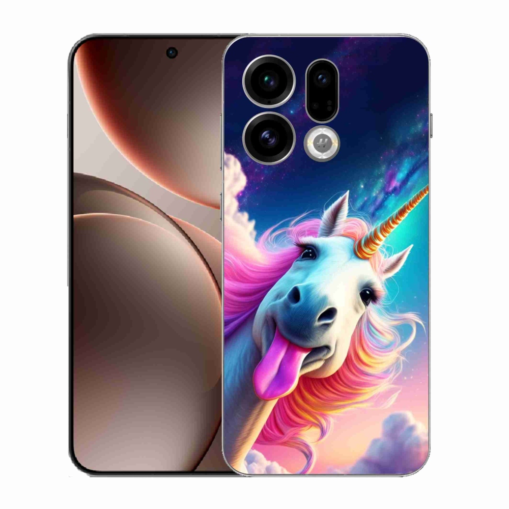 Gél borítás mmCase az Oppo Find X9-hez - őrült egyszarvú