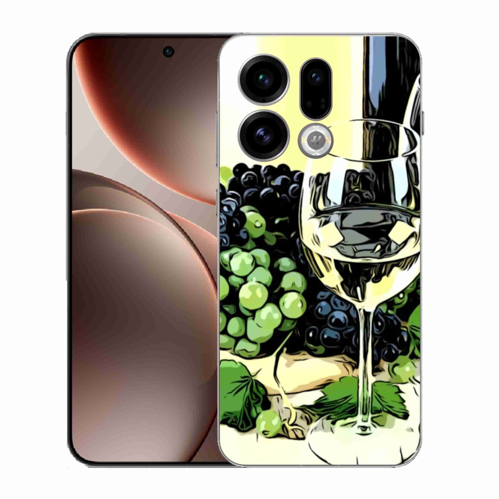 Gél borítás mmCase Oppo Find X9 - borospohárhoz