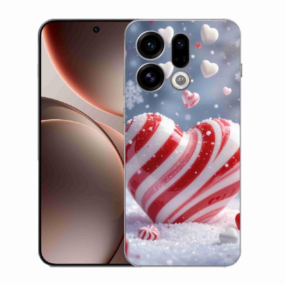 Gél borító mmCase az Oppo Find X9-hez - édes szív