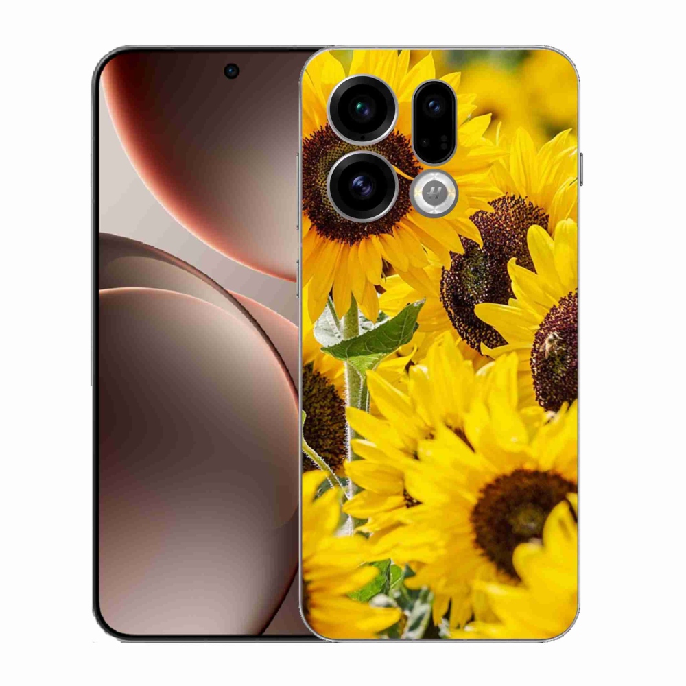 Gél borítás mmCase az Oppo Find X9-hez - Napraforgó