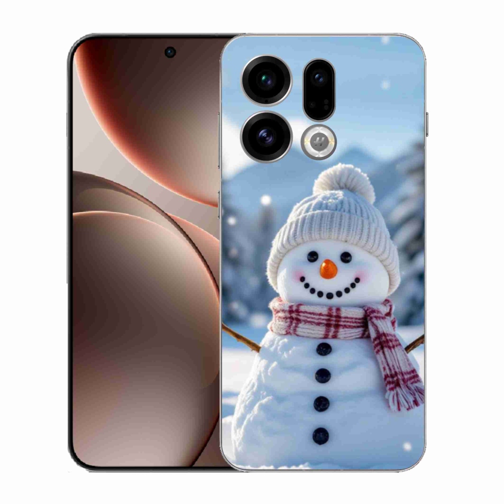 Gél borítás mmCase az Oppo Find X9-hez - hóember 3