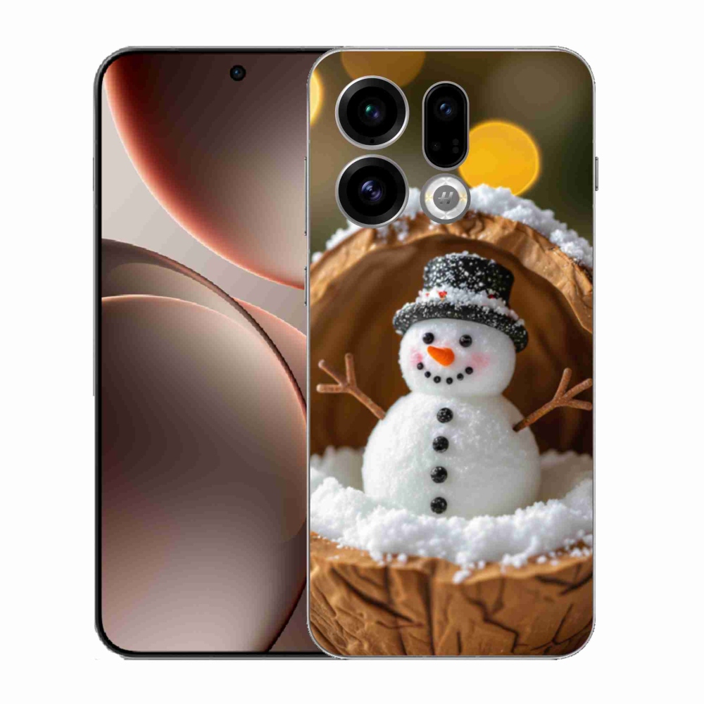 Gél borítás mmCase az Oppo Find X9-hez - hóember 4