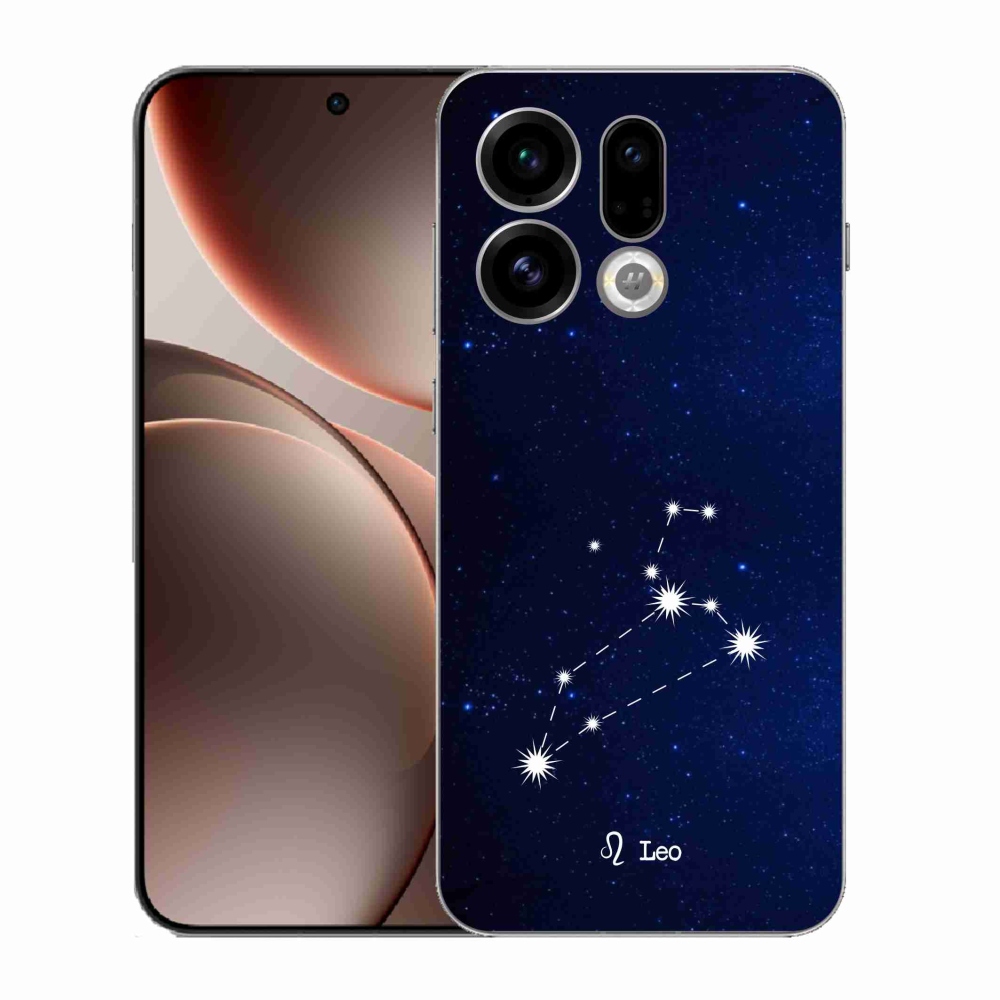 Gél borítás mmCase az Oppo Find X9 számára - Lion konstelláció