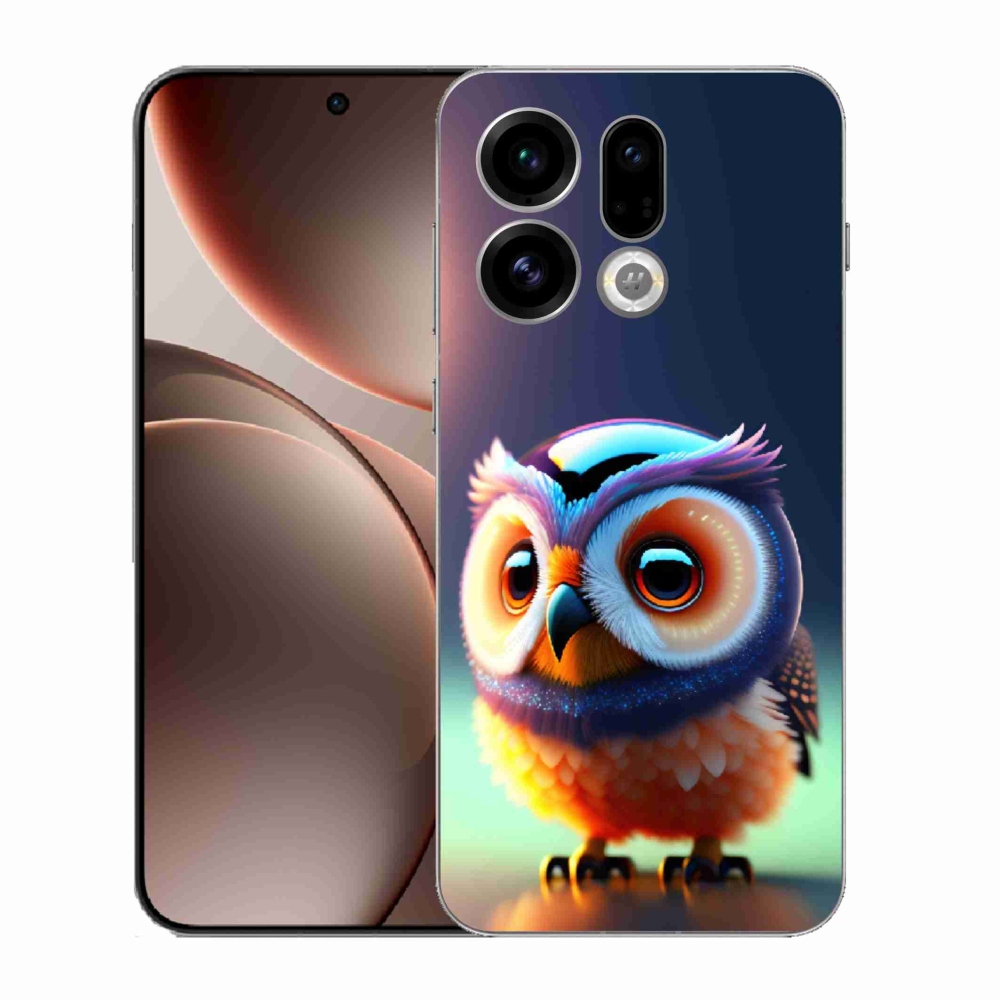 Gél borítás mmCase az Oppo Find X9-hez - bagoly