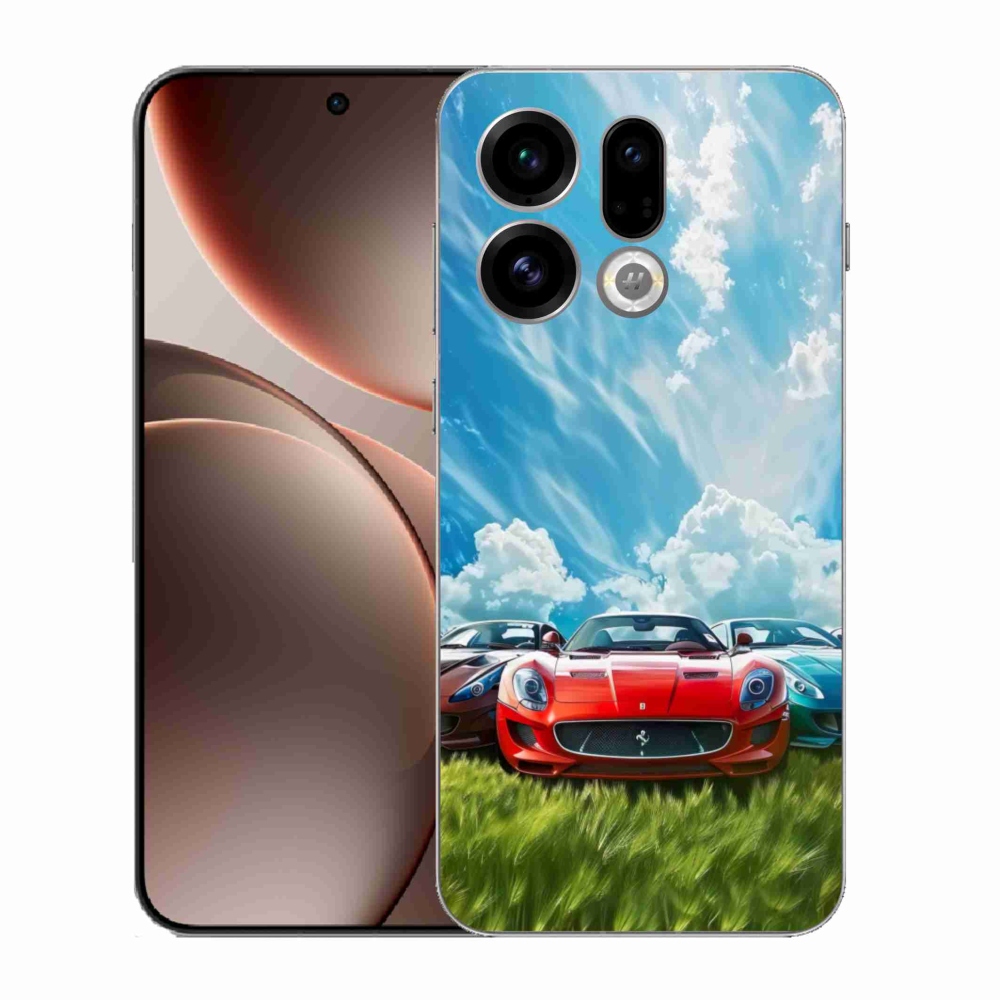 Gél borítás mmCase az Oppo Find X9 számára - sportkocsik