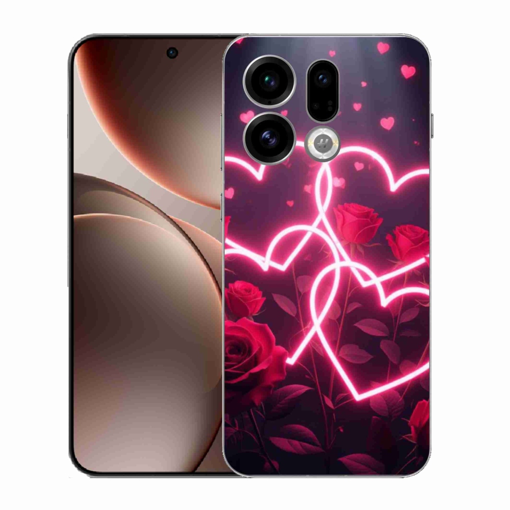 Gél borítás mmCase az Oppo Find X9 számára - Szerelem szíve