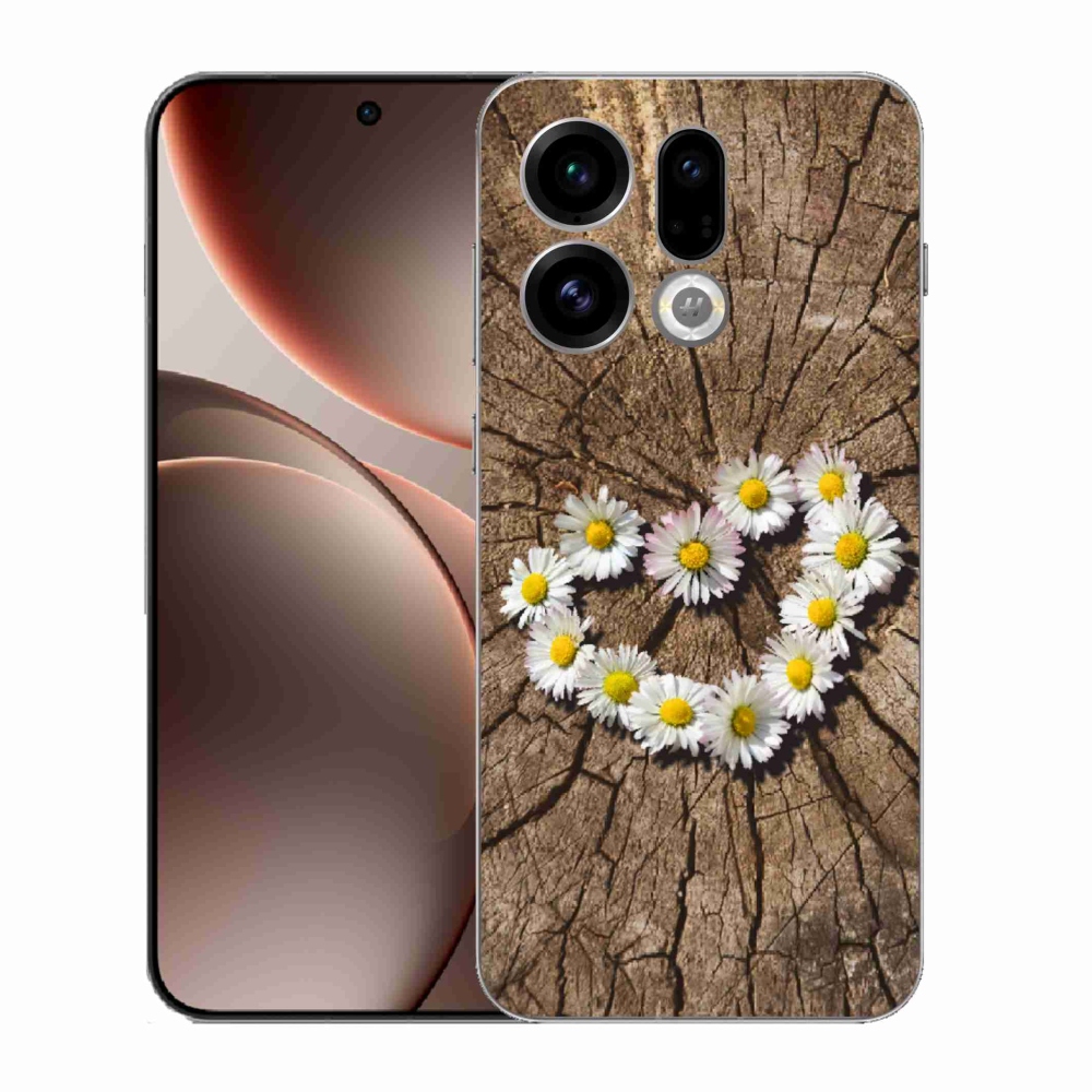 Gél borítás mmCase az Oppo Find X9-hez - Százszorszép szív