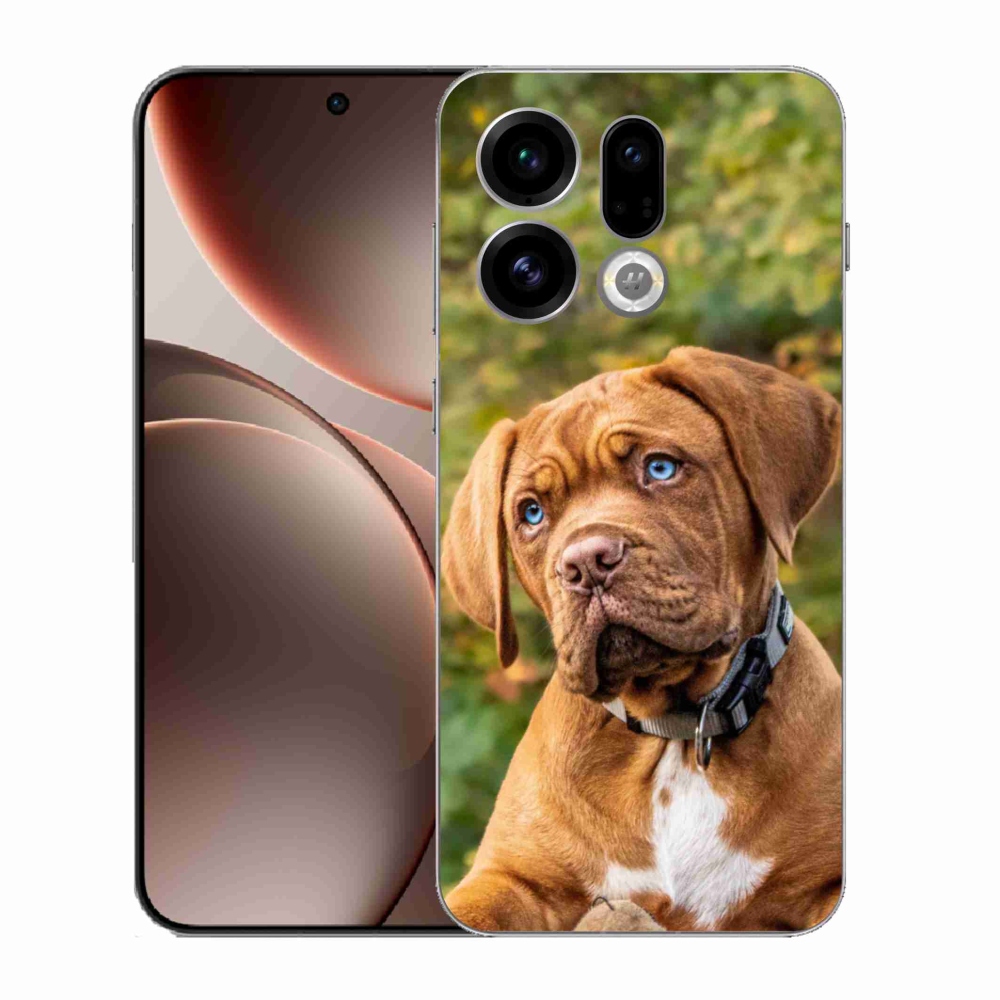 Gél borítás mmCase az Oppo Find X9-hez - kölyökkutyakék