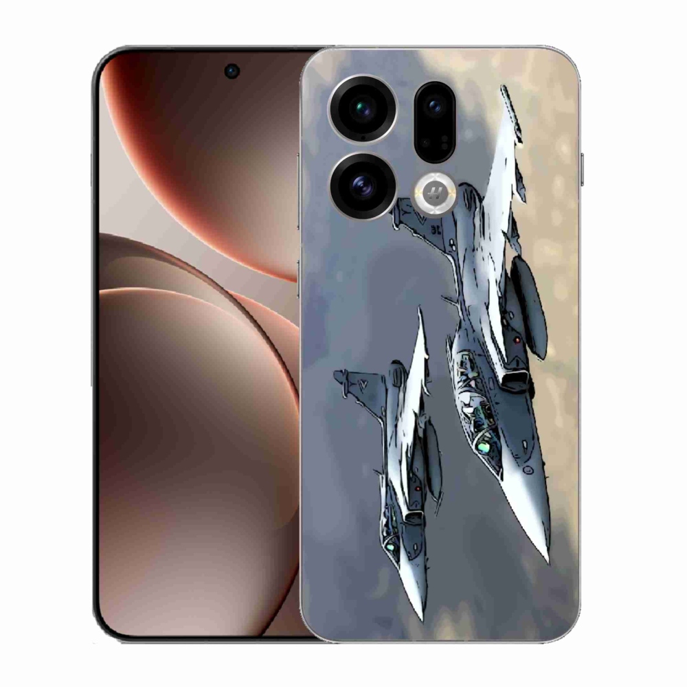 Gél borítás mmCase az Oppo Find X9-hez - vadászgépek