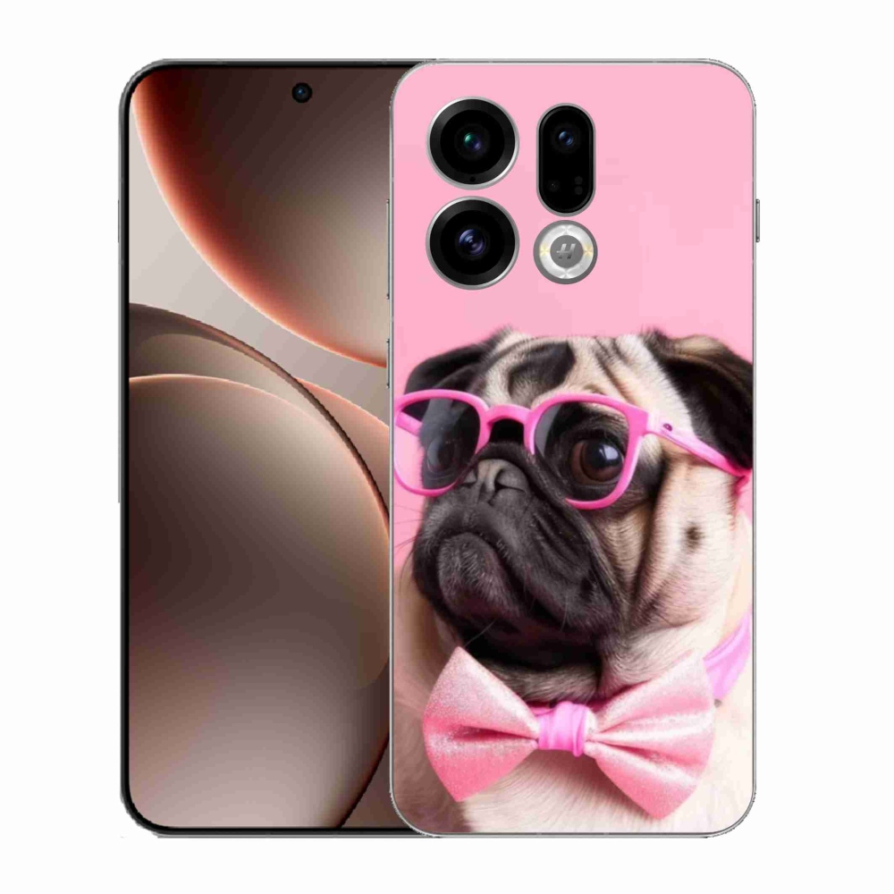 Gél borítás mmCase az Oppo Find X9-hez - stílusos mopsz