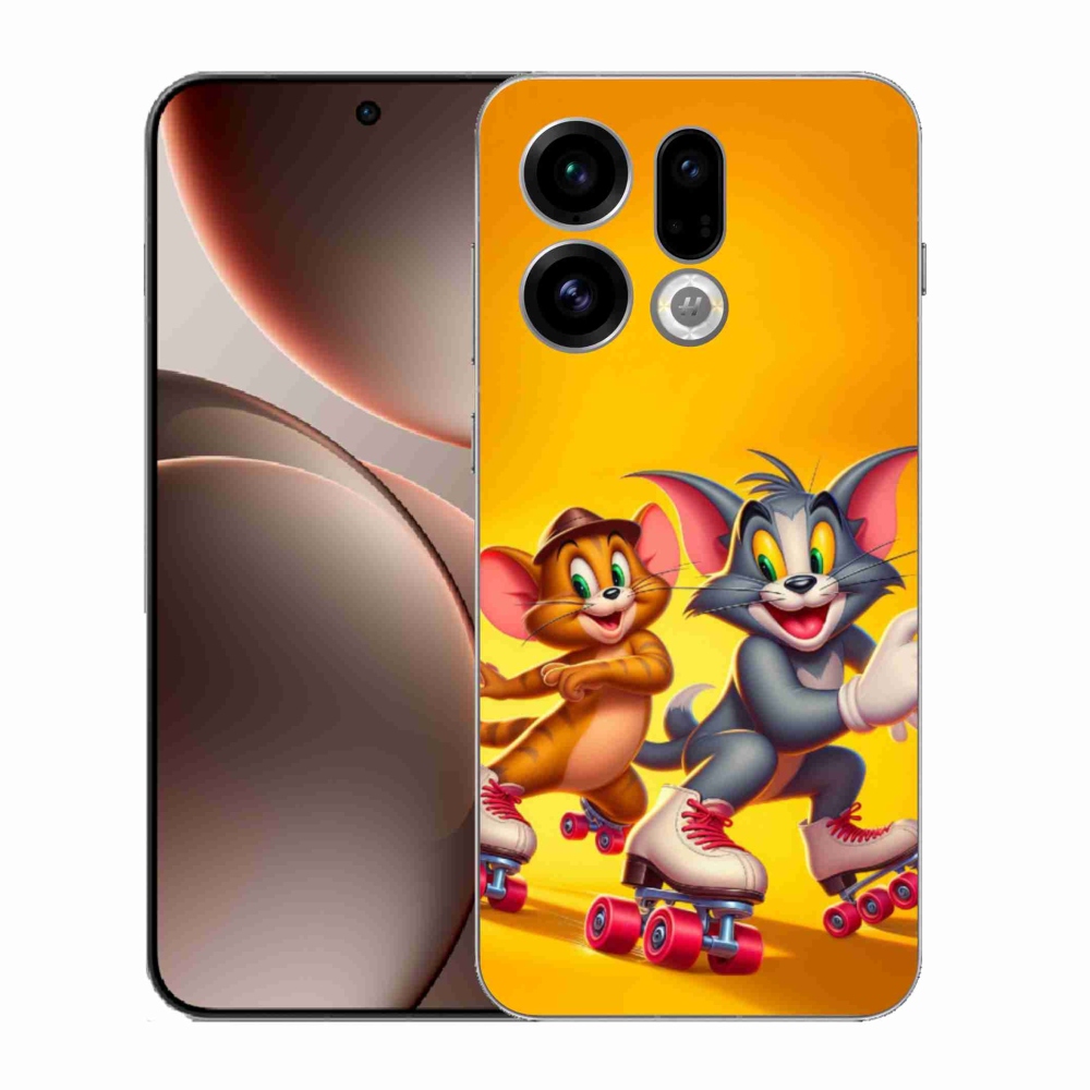 Gél borító mmCase az Oppo Find X9-hez - tom and jerry