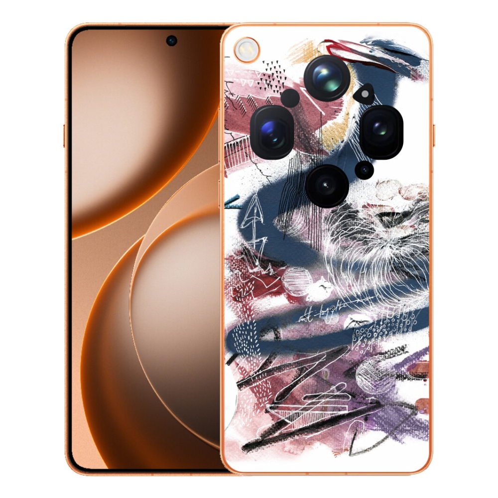 mmCase géltok az Oppo Find X9 Ultra-hoz – absztrakt motívum 28