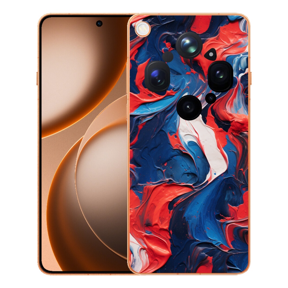 mmCase gélhuzat az Oppo Find X9 Ultra-hoz – absztrakt motívum 7