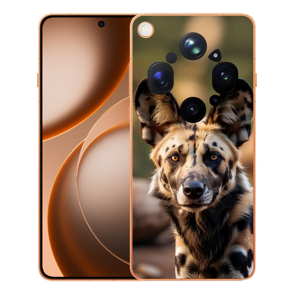 mmCase gél tok az Oppo Find X9 Ultra-hoz – afrikai vadkutya