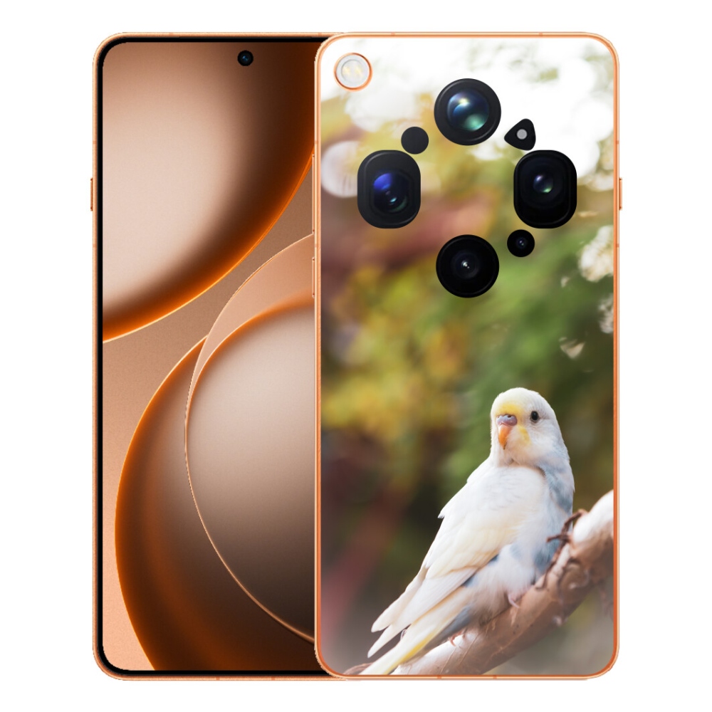 mmCase géltok az Oppo Find X9 Ultra-hoz – fehér papagáj