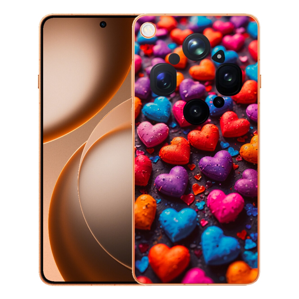 mmCase géltok az Oppo Find X9 Ultra-hoz – színes szívek