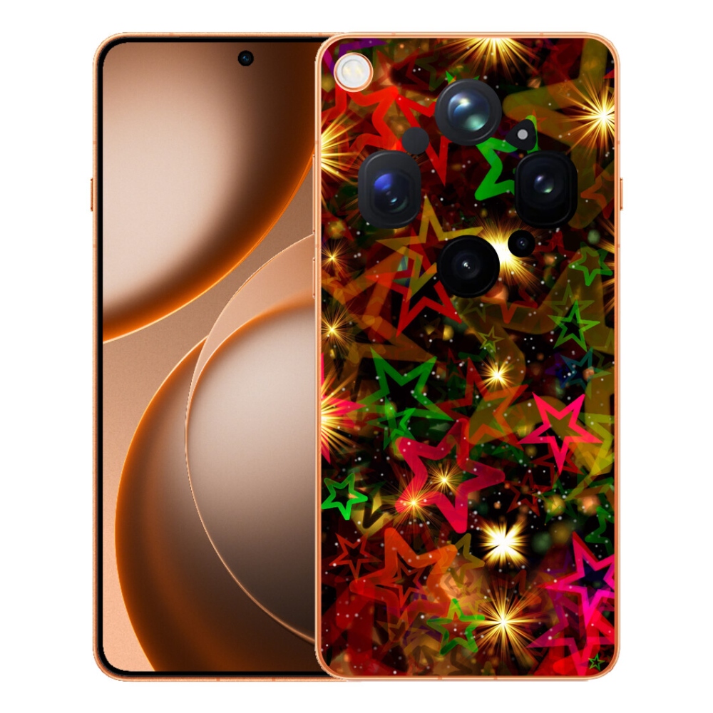 mmCase gél tok az Oppo Find X9 Ultra-hoz – színes csillagok
