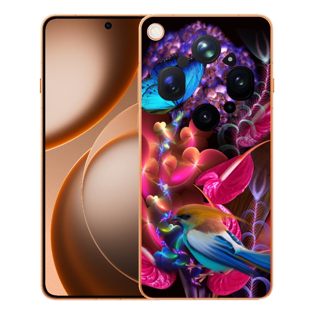 mmCase géltok az Oppo Find X9 Ultra-hoz – színes virágok