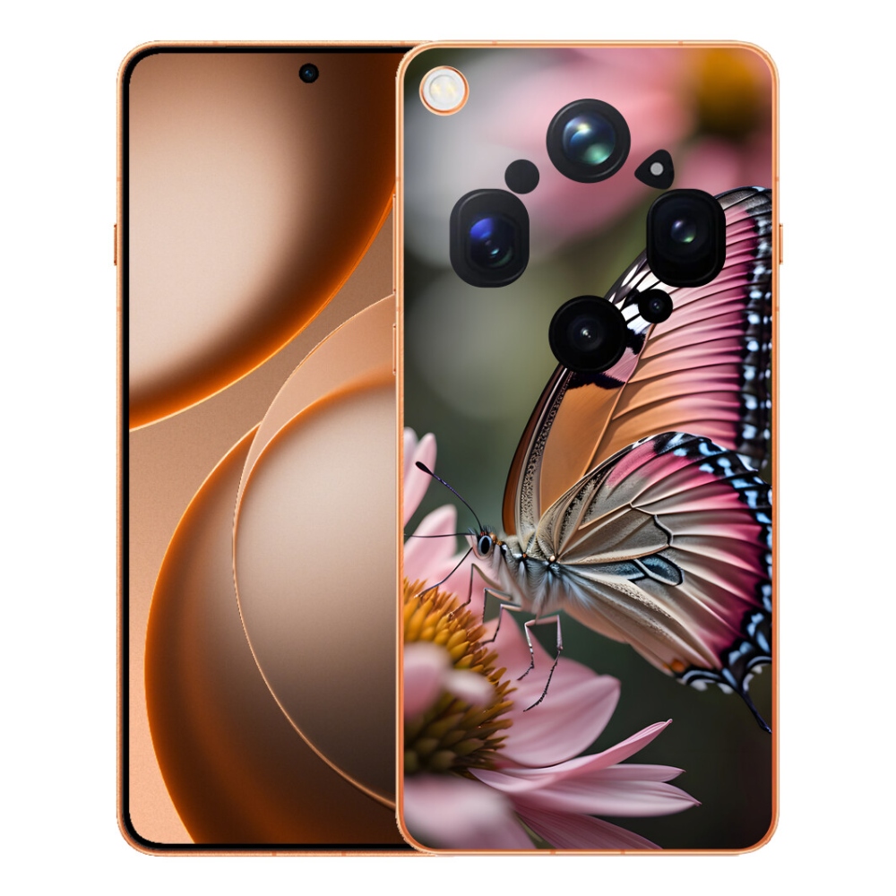 mmCase géltok az Oppo Find X9 Ultra-hoz – színes pillangó