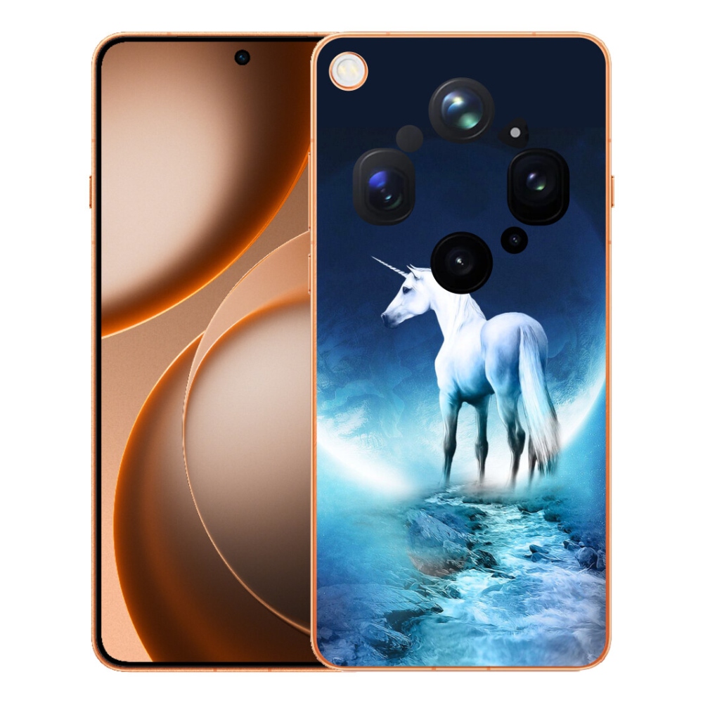 mmCase géltok az Oppo Find X9 Ultra-hoz – fehér egyszarvú