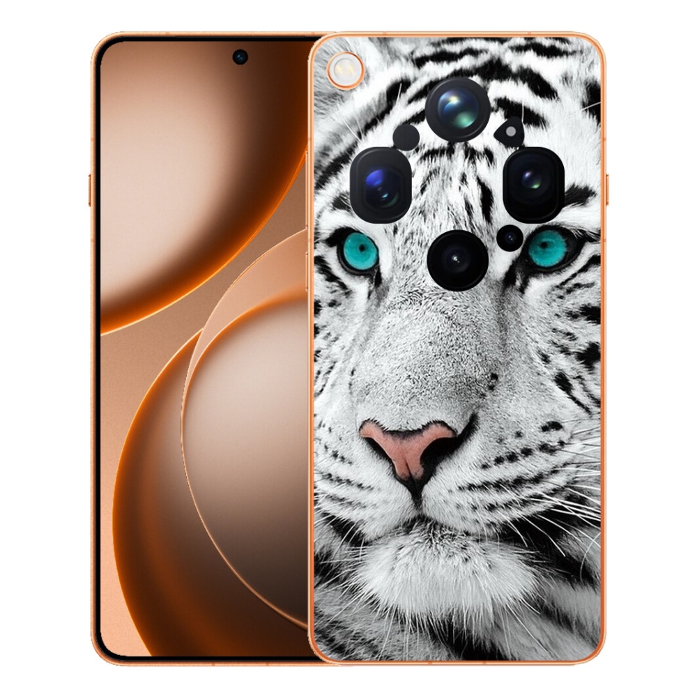 mmCase géltok az Oppo Find X9 Ultra-hoz – fehér tigris