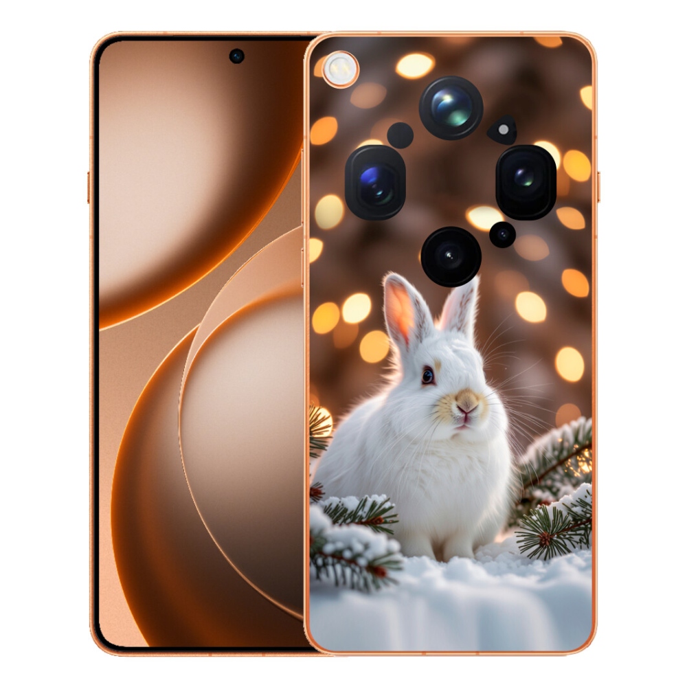 mmCase géltok az Oppo Find X9 Ultra-hoz – fehér nyúl