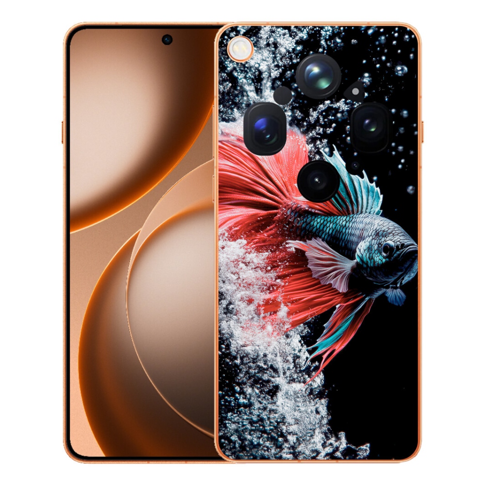 mmCase gélhuzat az Oppo Find X9 Ultra-hoz – színes harcosnő