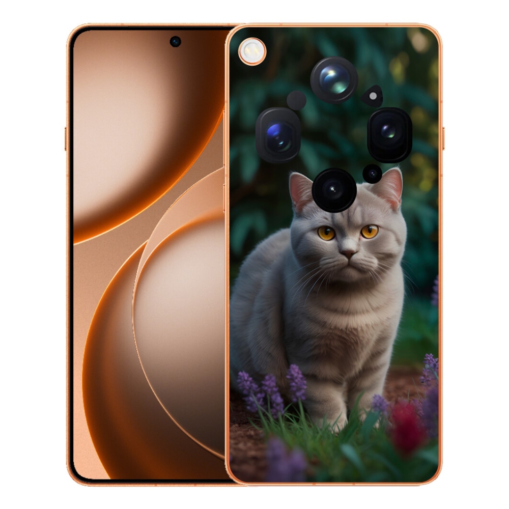 mmCase gél tok az Oppo Find X9 Ultra-hoz – brit macska
