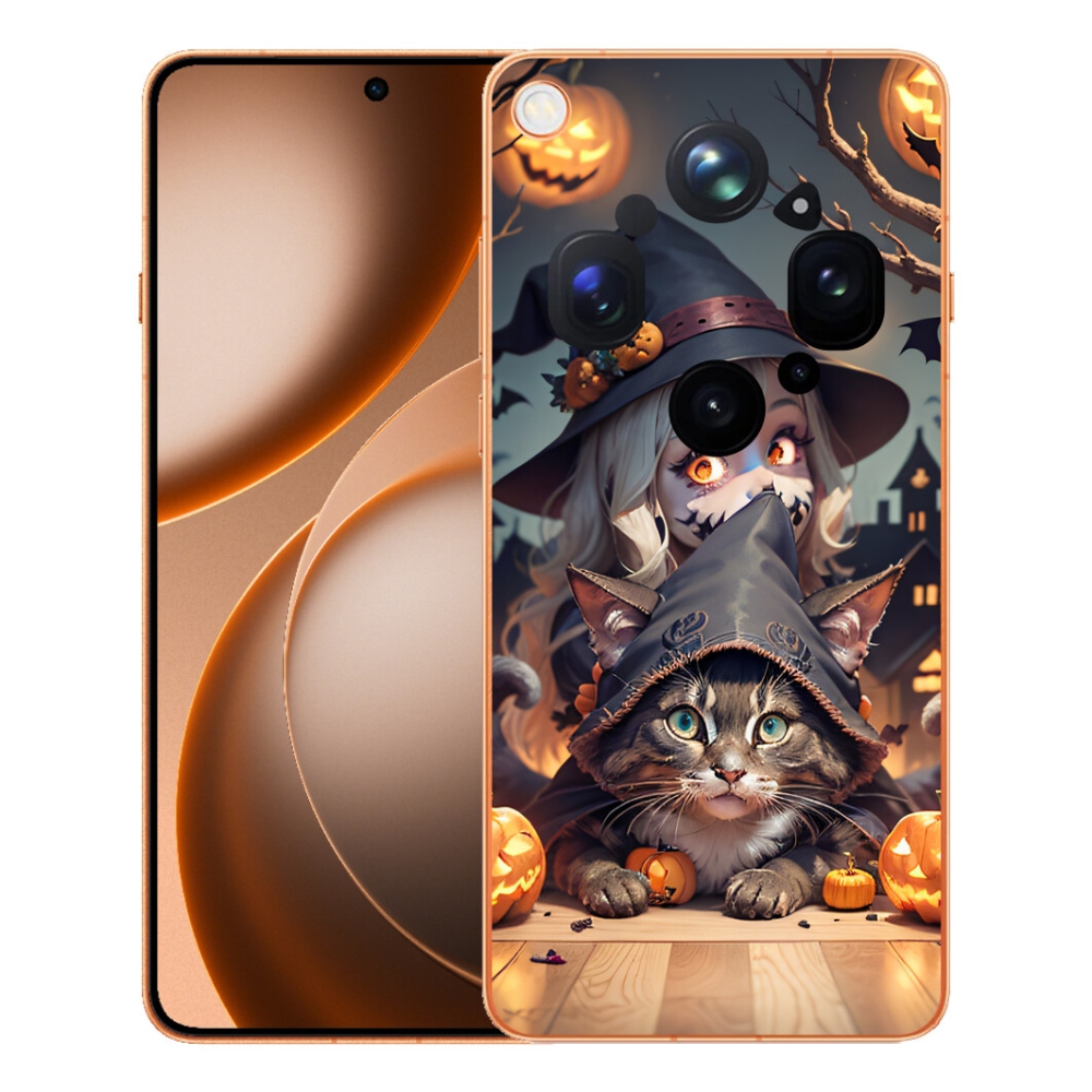 mmCase gél tok az Oppo Find X9 Ultra-hoz – boszorkány macskával