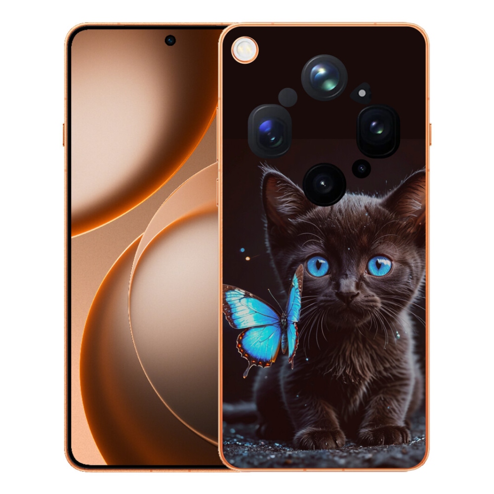 mmCase géltok az Oppo Find X9 Ultra-hoz – fekete cica 3