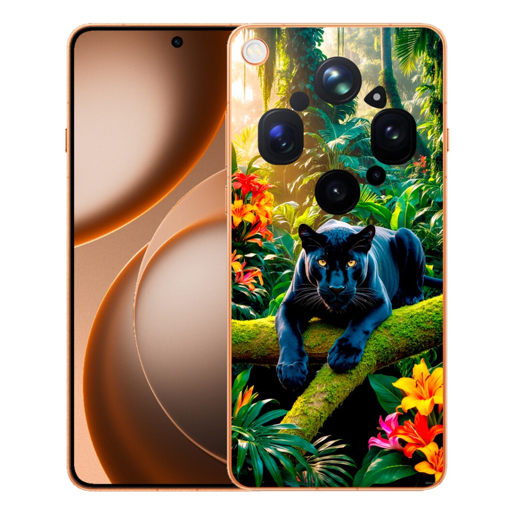 mmCase géltok az Oppo Find X9 Ultra-hoz – fekete párduc a dzsungelben