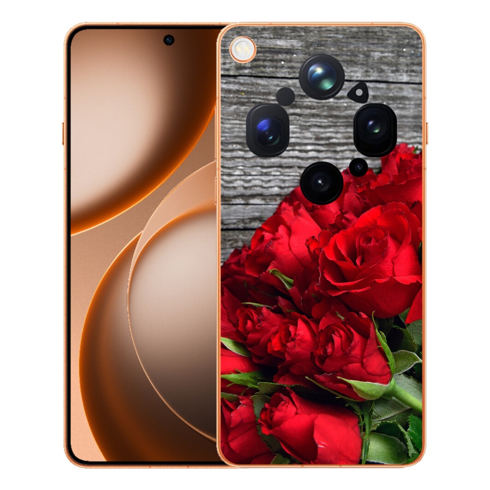 mmCase géltok az Oppo Find X9 Ultra-hoz – vörös rózsák