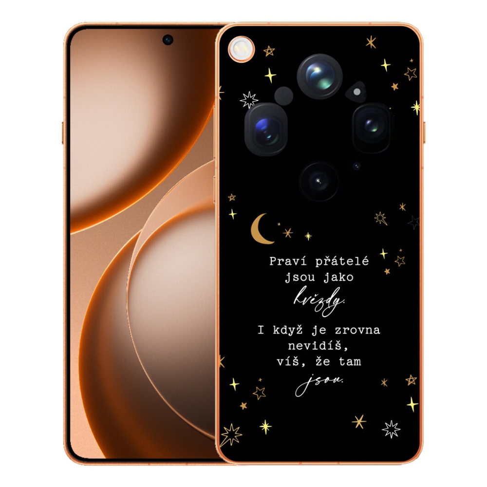 mmCase géltok az Oppo Find X9 Ultra-hoz – idézet 6, fekete háttérrel