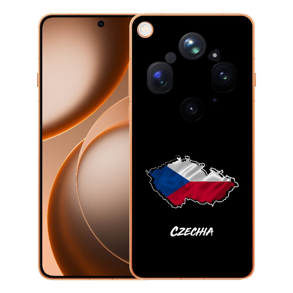 mmCase géltok az Oppo Find X9 Ultra-hoz – Czechia, fekete háttér