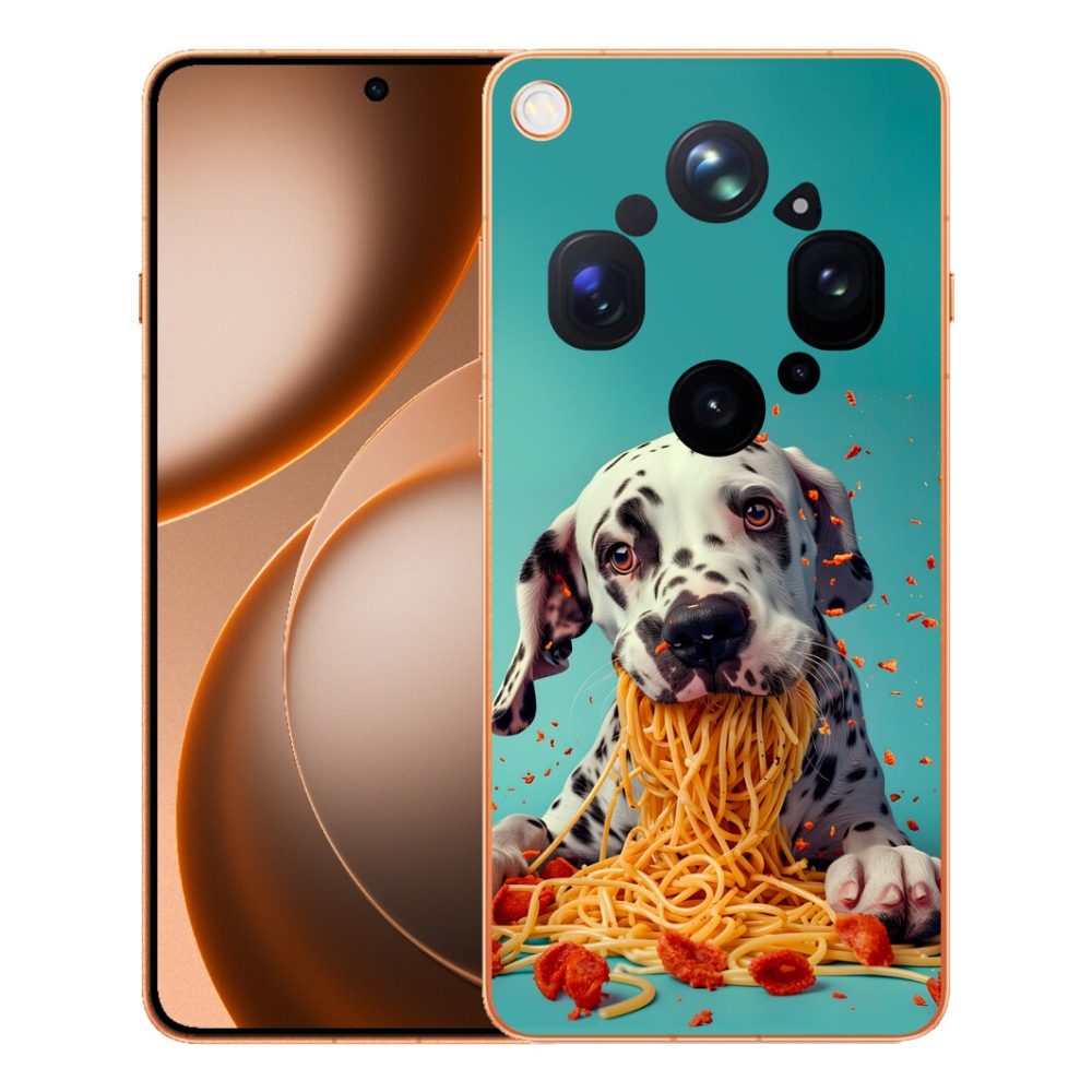 mmCase gél tok az Oppo Find X9 Ultra-hoz – dalmát és spagetti