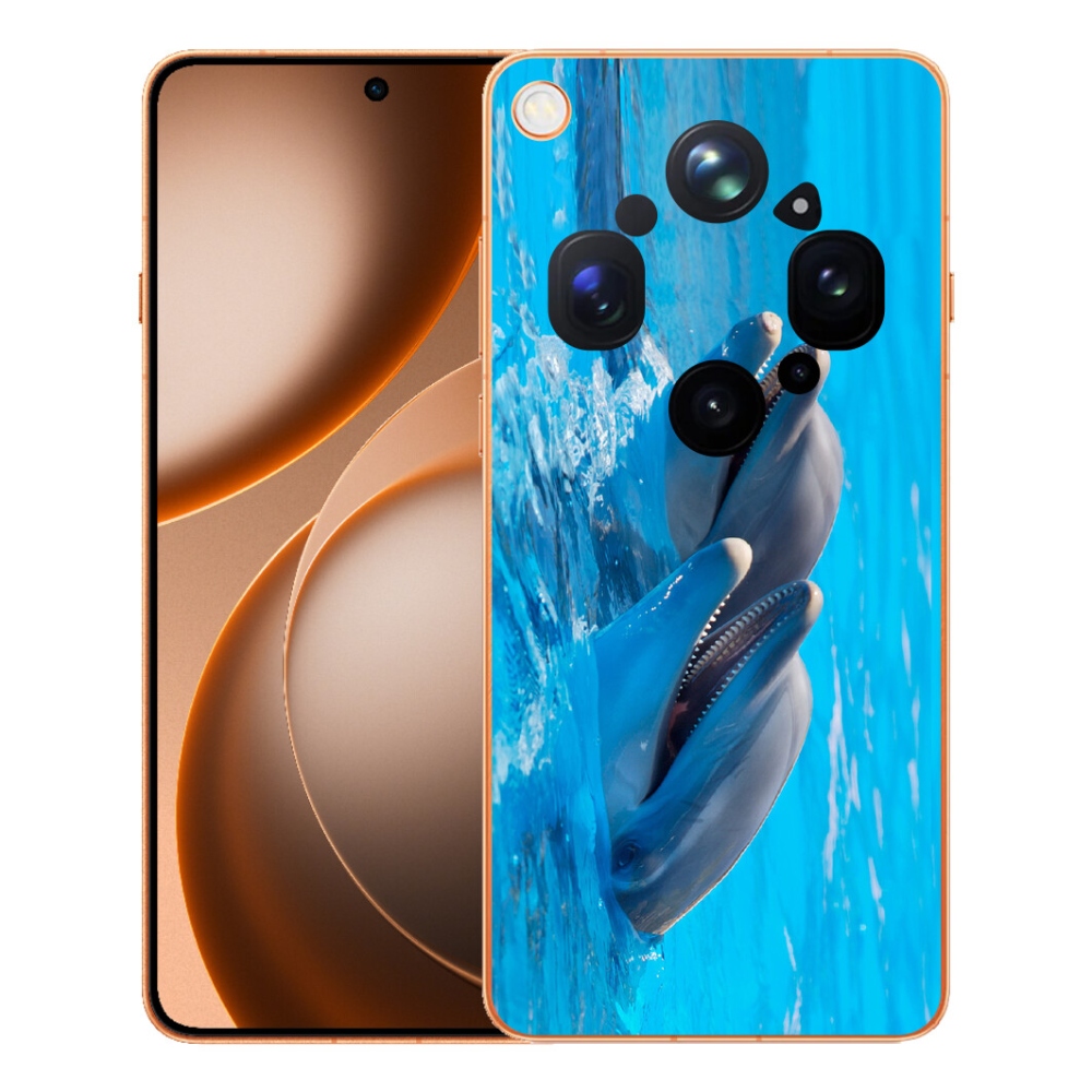 mmCase gélhuzat az Oppo Find X9 Ultra-hoz – delfinek